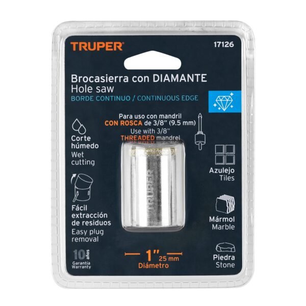 Sierra Copa 1″ Para Cerámica COAZ-1 TRUPER