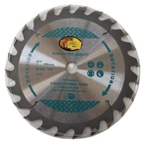 Sierra Circular 7″ x 24 Dientes Tungsteno Para Madera JAGUAR