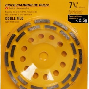 Copa Diamantada 7" Doble Filo DDP180D UYUSTOOLS
