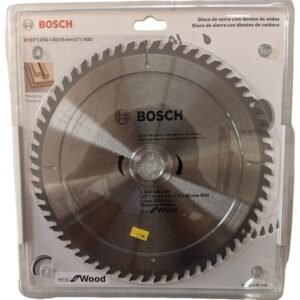 Sierra Circular 10" X 60 Dientes Tungsteno Para Madera BOSCH