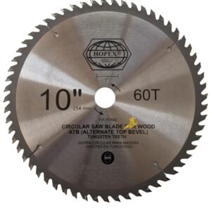 Sierra Circular 10″ x 60 Dientes Tungsteno Madera L&W