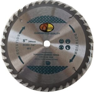 Sierra Circular 8″ x 40 Dientes TUNGSTENO Para Madera JAGUAR