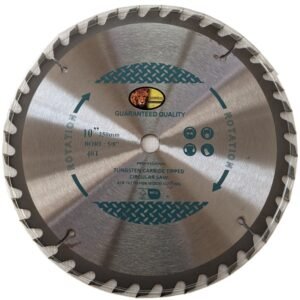 Sierra Circular 10″ x 40 Dientes Tungsteno Para Madera JAGUAR