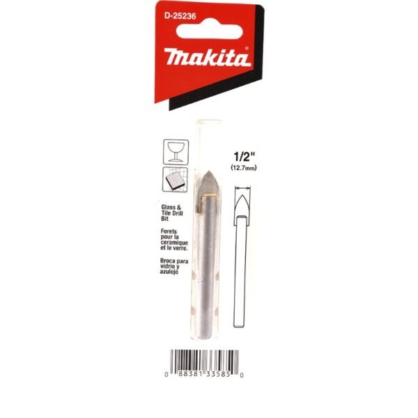 Broca Para Vidrio 13 mm (1/2″) D-25236 MAKITA