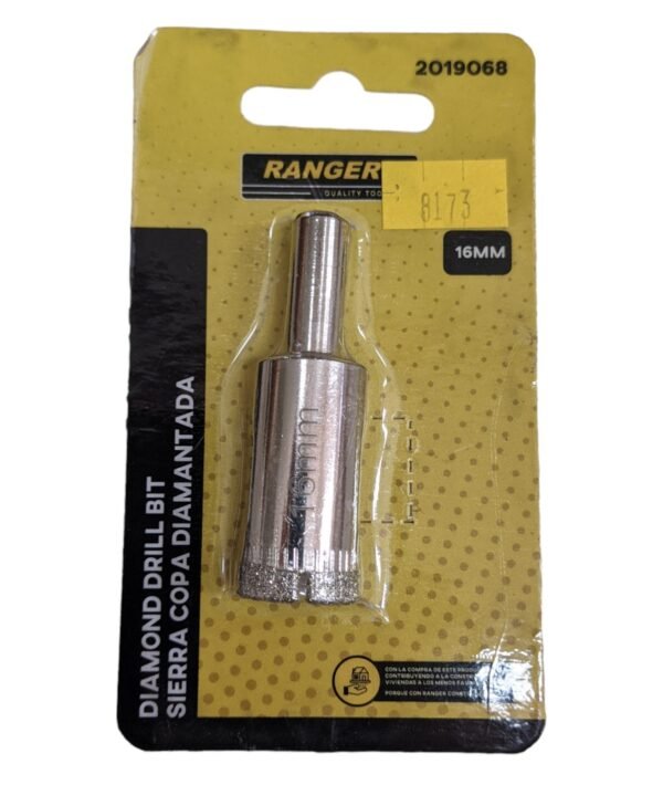Broca Para Vidrio (16) 5/8" Tipo Copa 2019068 RANGER