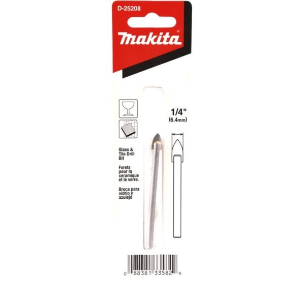 Broca Para Vidrio 6 mm (1/4") D-25208 MAKITA
