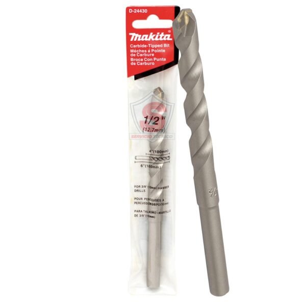 Broca Para Muro (12) 1/2″ x 6″ D-24430 MAKITA