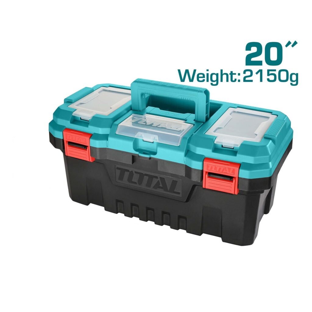 Caja Para Herramientas Plástica 20” Con Bandeja TPBX0201 TOTAL