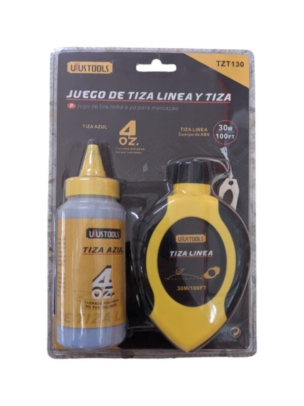 Cimbra Con Tiza + Nivel (3 Piezas) TZT330 UYUSTOOLS