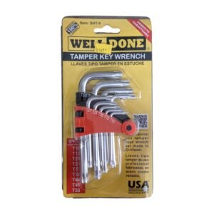 Llaves Torx T10 – T50 9 Piezas Con Organizador SHT-9 WELLDONE