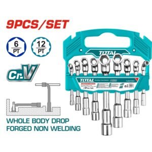 Llaves Copa en "L" 7-19MM 9 Piezas TLASWT0901 TOTAL