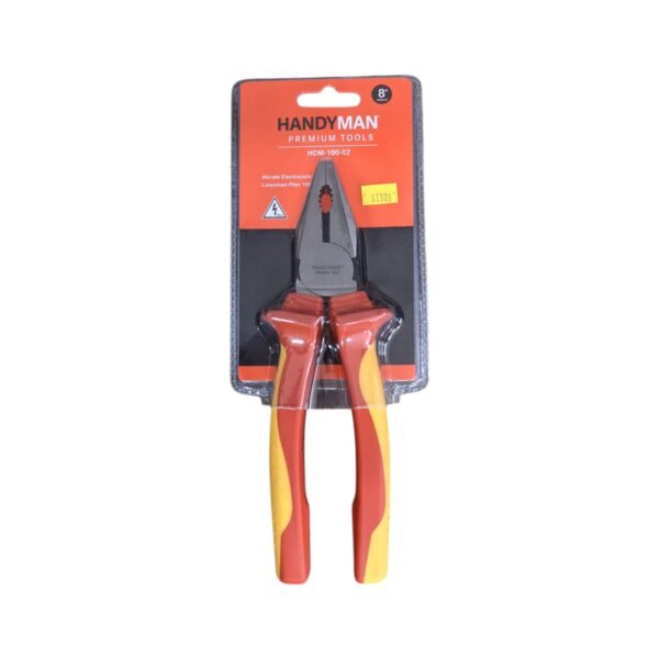 Alicate 8" Aislante 1000V HDM-100-02 HANDYMAN