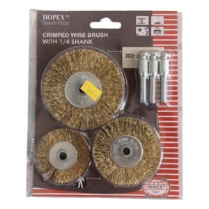 Gratas de Acero Con Espigo 3 Piezas Circulares HOPEX