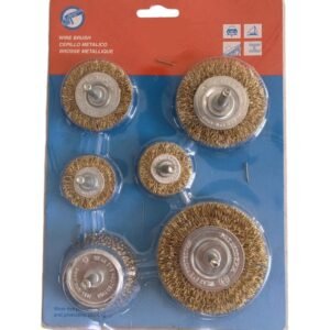 Gratas de Acero Con Espigo 6 Piezas Circulares y Copa CHINO