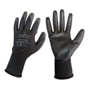Guante Nylon/Políster T-10 Negro NIKATTO