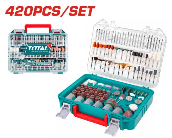 Accesorios Para Moto Tool 420 Piezas TAKMG4208 TOTAL