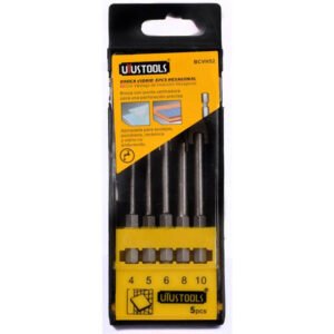 Brocas Para Vidrio 5 Piezas BCVH52 Hexagonal UYUSTOOLS