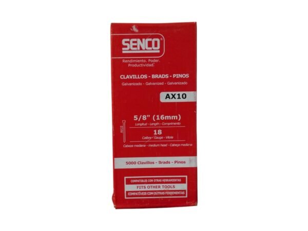 Clavo Para Clavadora Neumática AX10 5/8" x 5000und SENCO