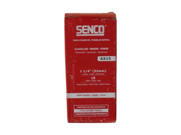 Clavo Para Clavadora Neumática AX15 1-1/4″ x 5000und SENCO