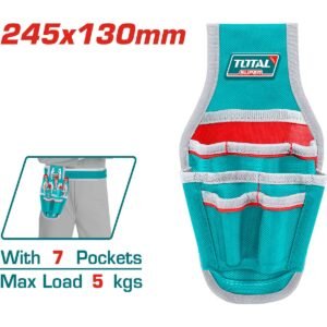 Cinturón Porta Herramientas de 7 Bolsillos THT16P40125 TOTAL