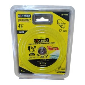 Disco Diamantado 4-1/2" Amarillo Para Vidrio DDV115 UYUSTOOLS
