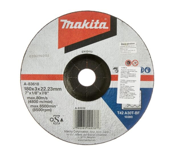 Disco Corte Metal 7" x 1/8" x 7/8" A-83618 MAKITA