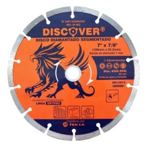 Disco Diamantado 7" Segmentado JN 402 DISCOVER