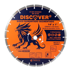 Disco Diamantado 14" Segmentado JN 406 DISCOVER
