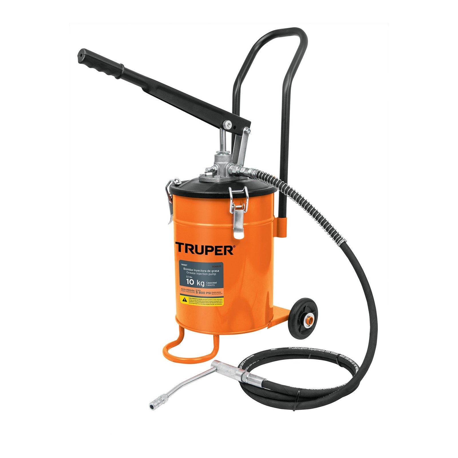 Engrasadora 10Kg De Tanque 16867 TRUPER 1 Engrasadora 10Kg De Tanque 16867 TRUPER