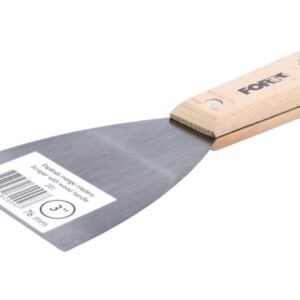 Espátula de 3" 80MM Cabo Madera FORTE/UYUSTOOLS