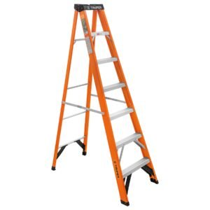 Escalera Fibra De Vidrio Tipo Tijera #6 100226 TRUPER