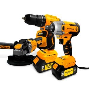 Pulidora 4-1/2" + Taladro 1/2" + Llave de Impacto FB213KIT FURIUS
