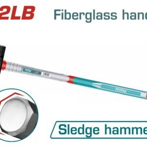 Martillo Macho 12Lb Con Cabo Fibra de Vidrio THSM61598 TOTAL