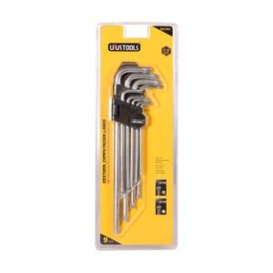 Llaves Torx T10 - T50 9 Piezas Largas DEC903 UYUSTOOLS