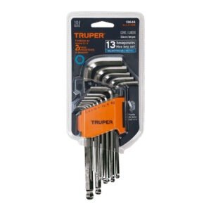 Llaves Allen MM 1.3 - 10MM 13 Piezas Punta de Bola 13646 TRUPER