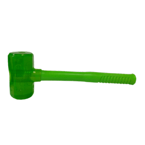 Martillo De Goma 3Lb Cabo Plástico VERDE