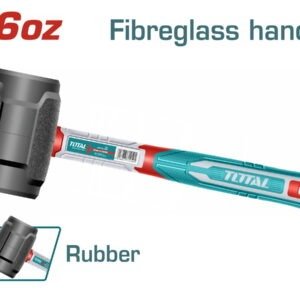 Martillo Caucho #2 (16Oz) Cabo Fibra de vidrio THRUH6816 TOTAL