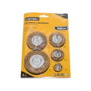 Gratas De Acero Con Espigo 5 Piezas Circulares EBR501 UYUSTOOLS