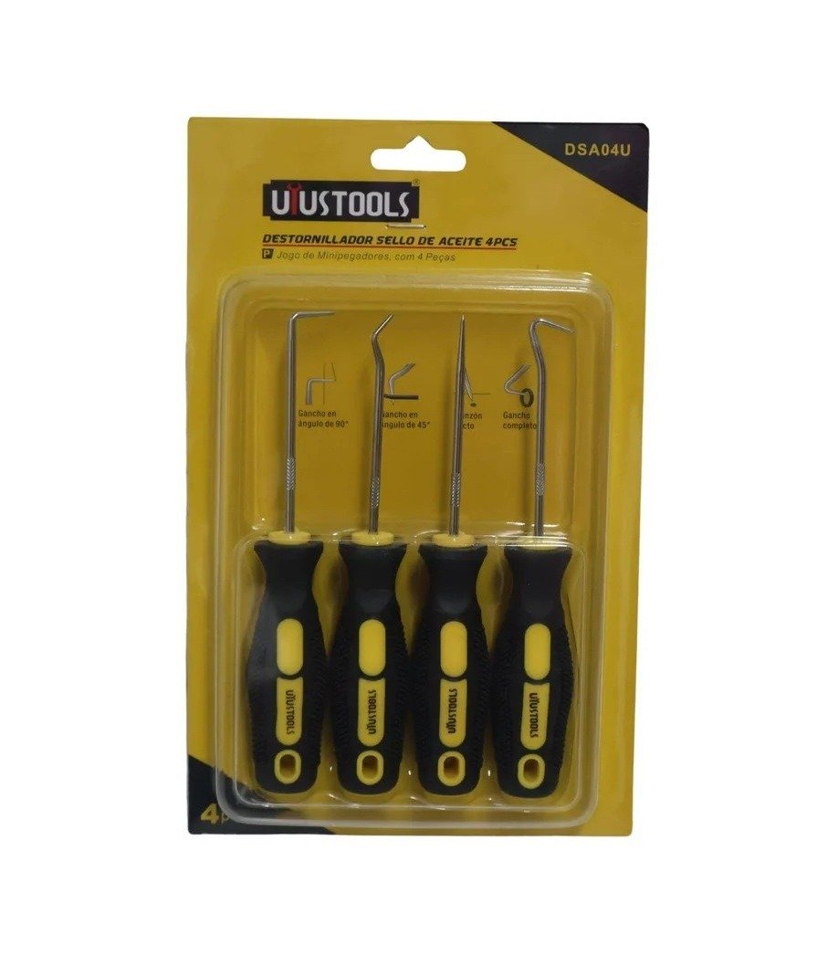 Lezna Y Ganchos 4 Piezas DSA04U 1 Lezna Y Ganchos 4 Piezas DSA04U