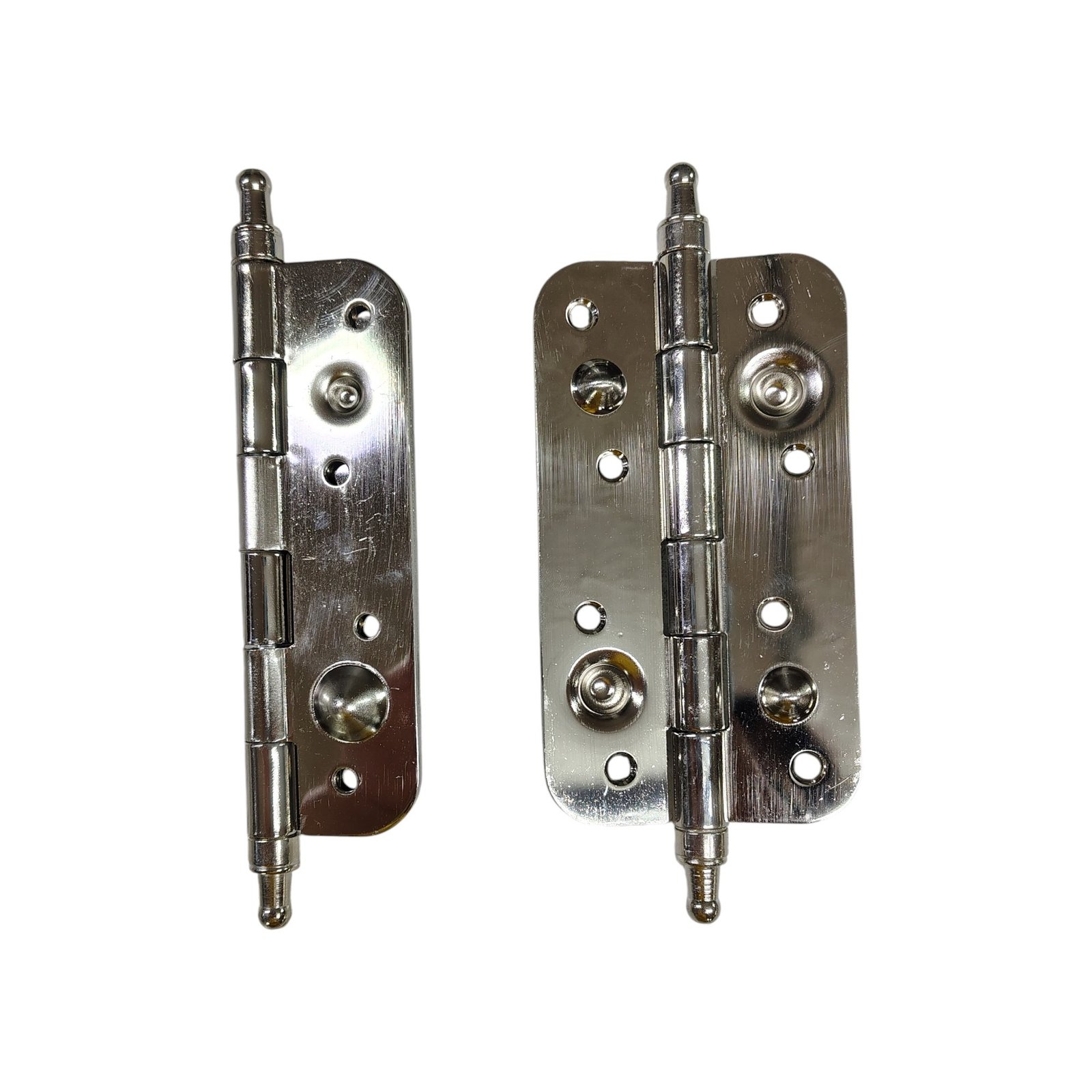 Bisagra Nudo Cromo Brillante 150 x 80 Curva VENEZIA x PAR 1 Bisagra Nudo Cromo Brillante 150 x 80 Curva VENEZIA x PAR