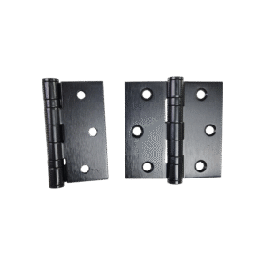 Bisagra Nudo Acero Inox Negra 3" x 3" Con Tornillos