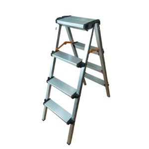 Escalera Aluminio Tipo Tijera #4 Doble Sentido