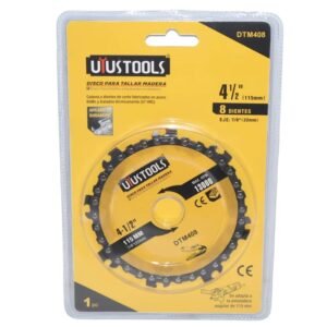 Sierra Circular 4-1/2" 8 Dientes de Motosierra Para Pulidora DTM408 UYUSTOOLS