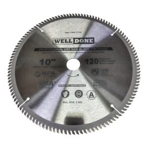Sierra Circular 10″ x 120D Tungsteno Para Madera CWS-10120 WELLDONE