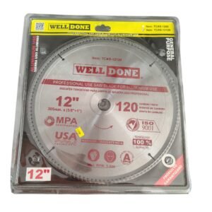 Sierra Circular 12" x 120 Dientes Tungsteno Aluminio TCAS-12120 WELLDONE