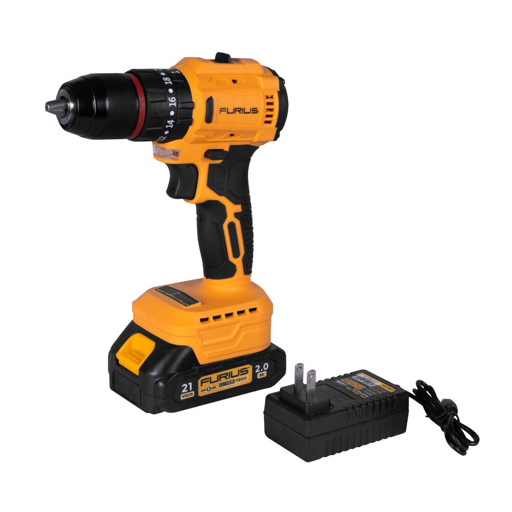 Taladro de 1/2" Inalámbrico 21V VVRP FBD2149K FURIUS 1 Taladro de 1/2" Inalámbrico 21V VVRP FBD2149K FURIUS