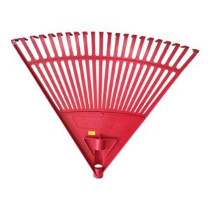 Escoba Para Prado Plástica de 22 Dientes Roja