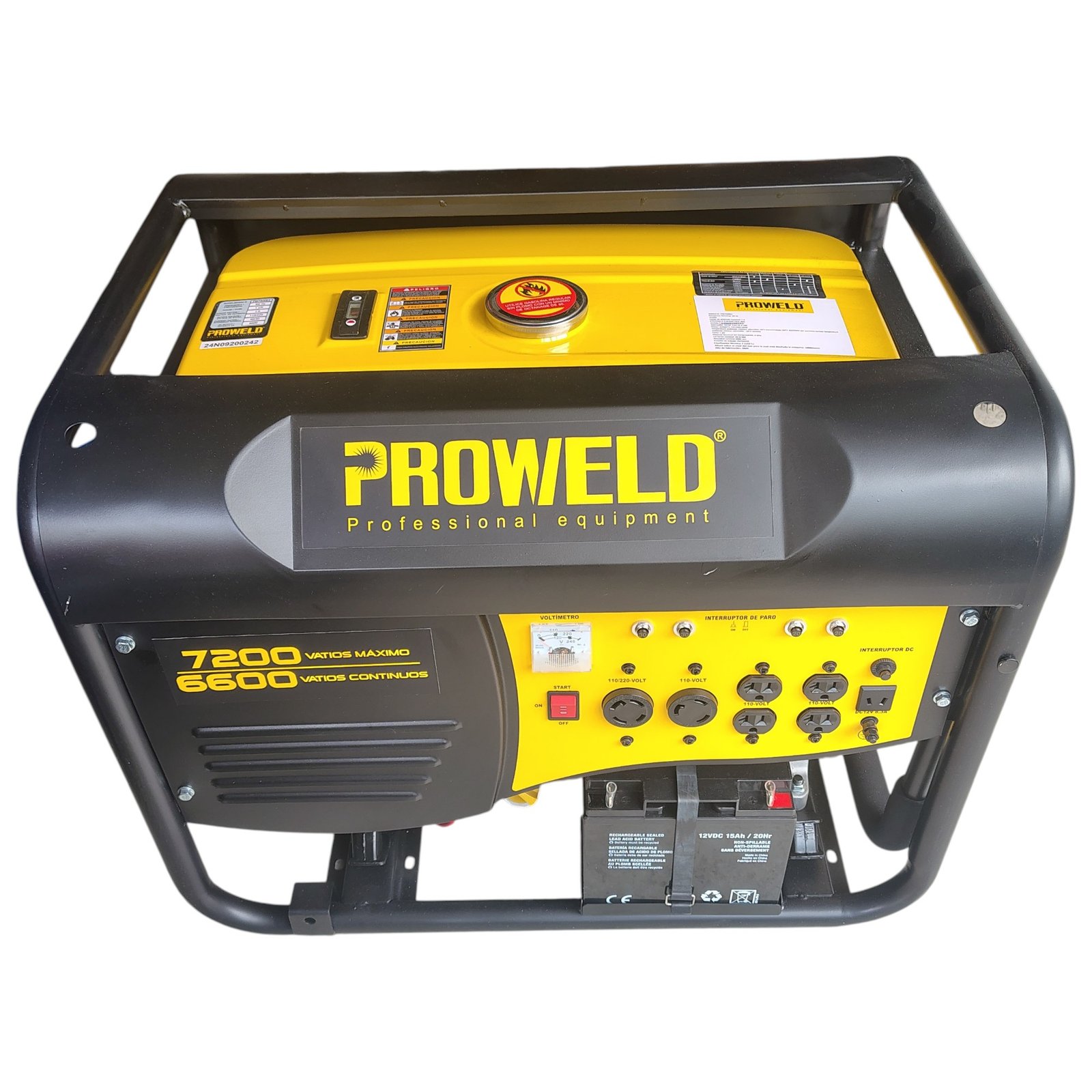 Planta Eléctrica a Gasolina 7.2Kw 4T PROWELD 1 Planta Eléctrica a Gasolina 7.2Kw 4T PROWELD