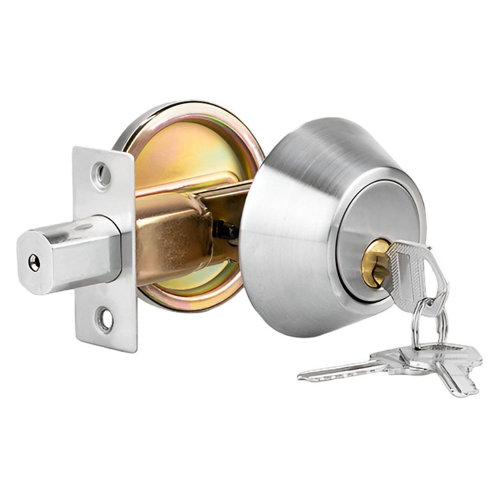 Cerradura de Seguridad Cromo Mate Llave/Llave 2009098 RANGER 1 Cerradura de Seguridad Cromo Mate Llave/Llave 2009098 RANGER